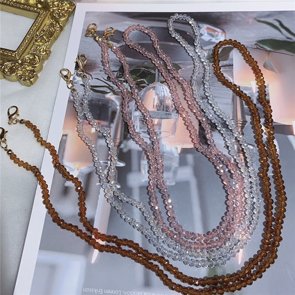 1 Dây Đeo Kính Mắt Đính Đá Thời Trang