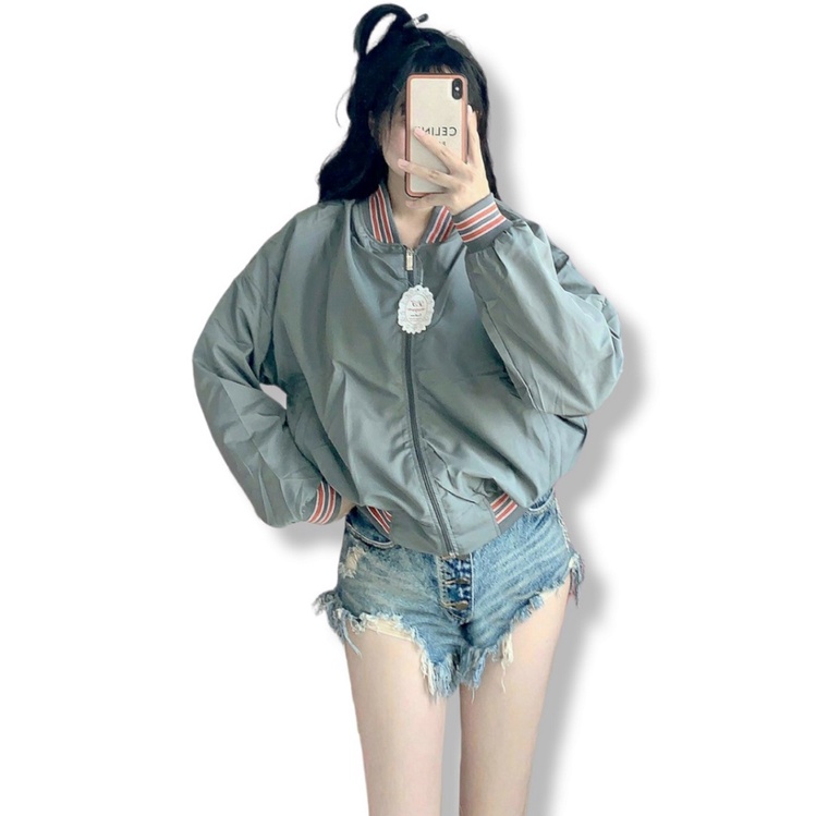[ HÌNH THẬT SP SIÊU ĐẸP ] Áo Khoác Bomber Nữ STADIUM - ĐĂNG QUANG CLOTHER