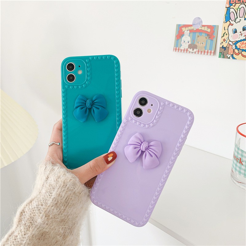 Ốp lưng iphone gắn nơ 6/ 6plus/ 6splus/7plus/8plus/x/xs/11/12/13 pro/max/plus/promax 13promax