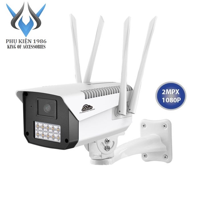 Camera IP Wifi Vitacam VB1090 4 Râu 2.0MPX FullHD 1080P, Đèn Starlight màu ban đêm, Xoay 355 độ (Trắng) - Phụ Kiện 1986 | BigBuy360 - bigbuy360.vn