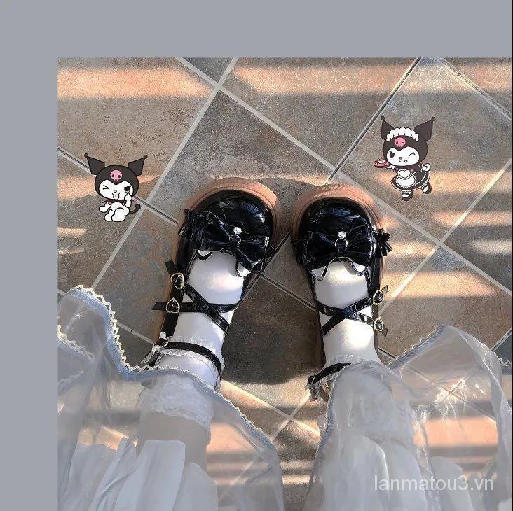 Giày Da Nữ Mũi Tròn Đế Dày Thời Trang Nhật Bản (5 Vòng 18 Ngày) | BigBuy360 - bigbuy360.vn