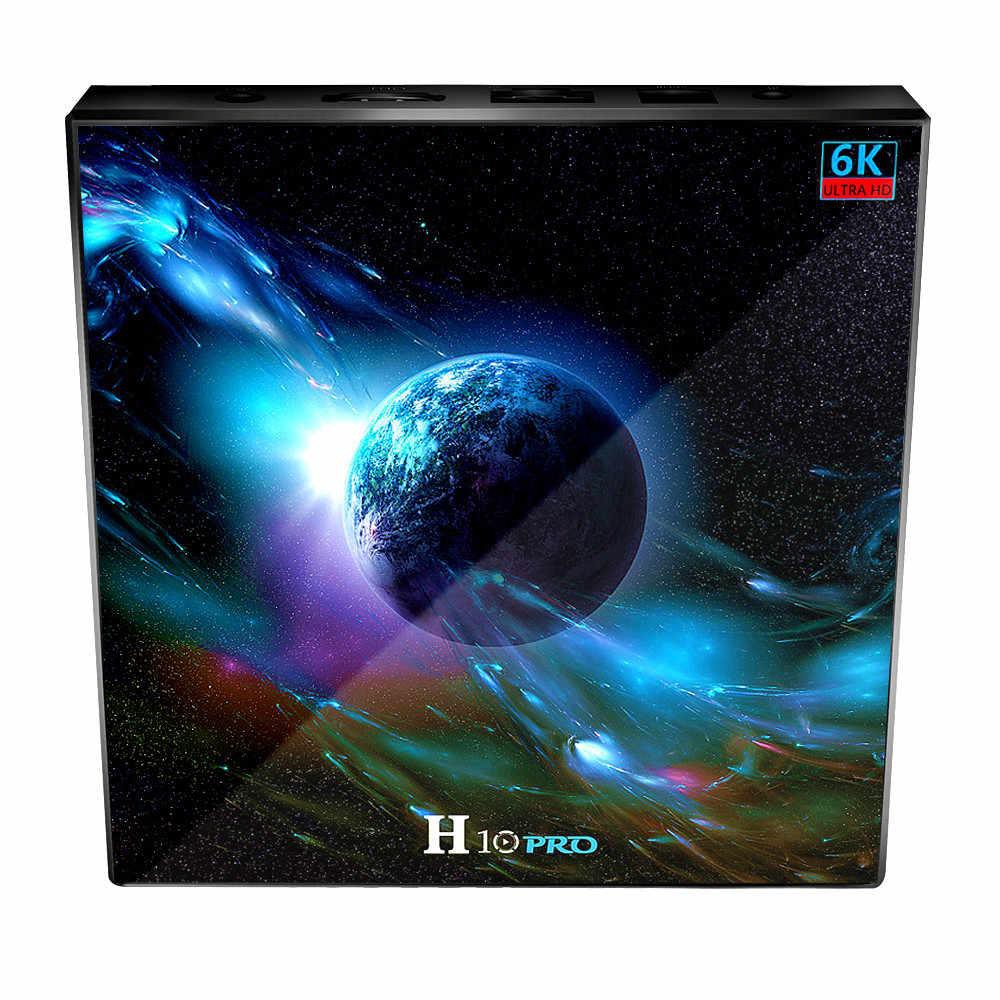 H10 Pro Hệ Điều Hành Android OS 9.0 TV Box Allwinner H603 Quad Core 4GB DDR3 32GB Set Top Box 2.4G/5G Wifi Kép Hỗ Trợ 6K