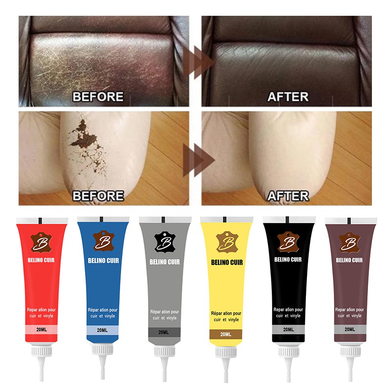 Gel sửa chữa phục hồi đồ da PECHAM dành cho ghế ngồi xe hơi 20ml đa năng tiện lợi