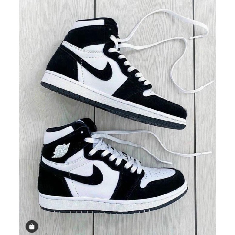 [ 𝐒𝐀𝐋𝐄 ĐẬ𝐌 ]✅phun box bill✅ Giày thể thao Jd 1 High Twist ( Panda ) Đen Trắng, Giày JORDAN đen trắng cao | BigBuy360 - bigbuy360.vn