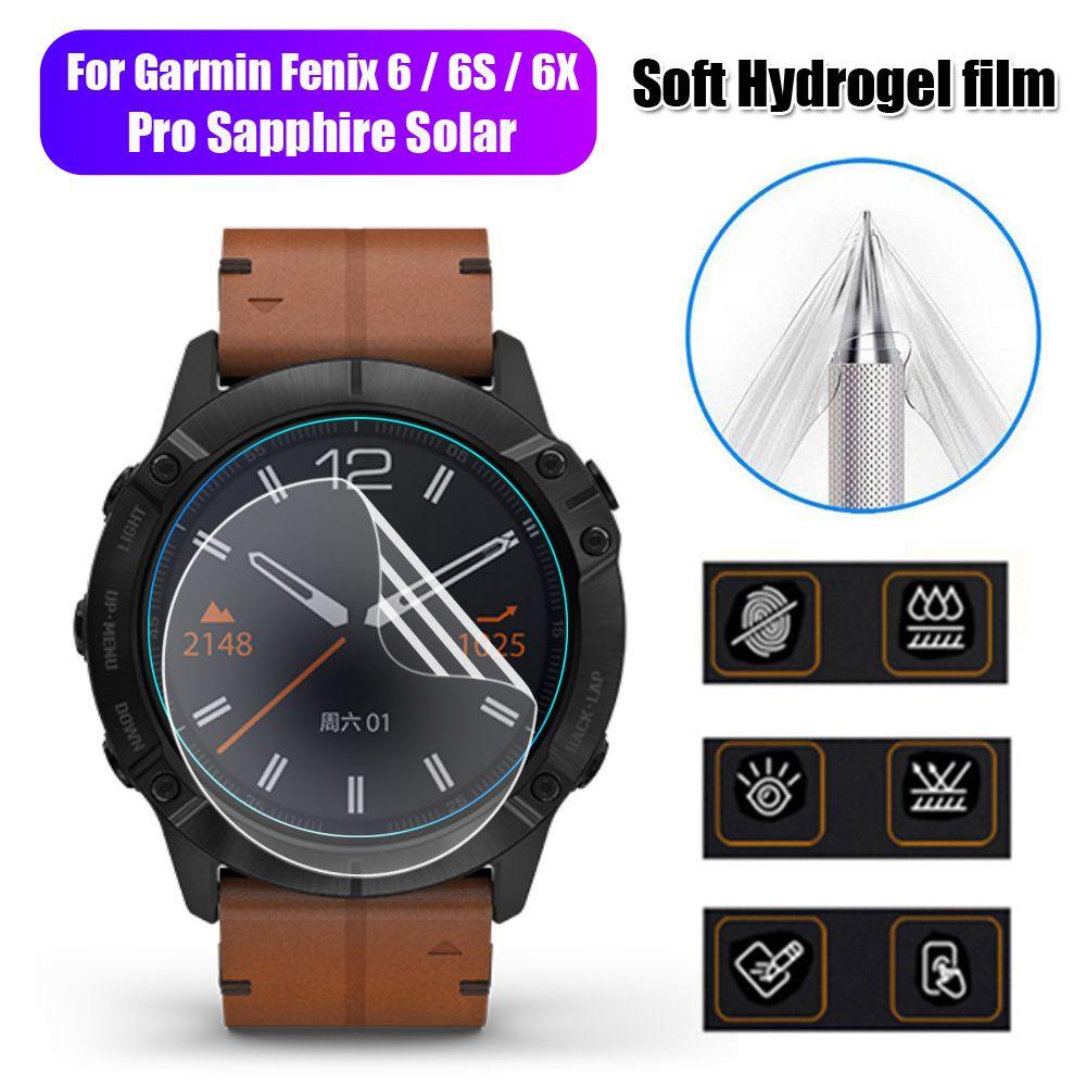 Miếng Dán Màn Hình 2.5D HD Hydrogel Cho Garmin Fenix 6 6S 6X Pro