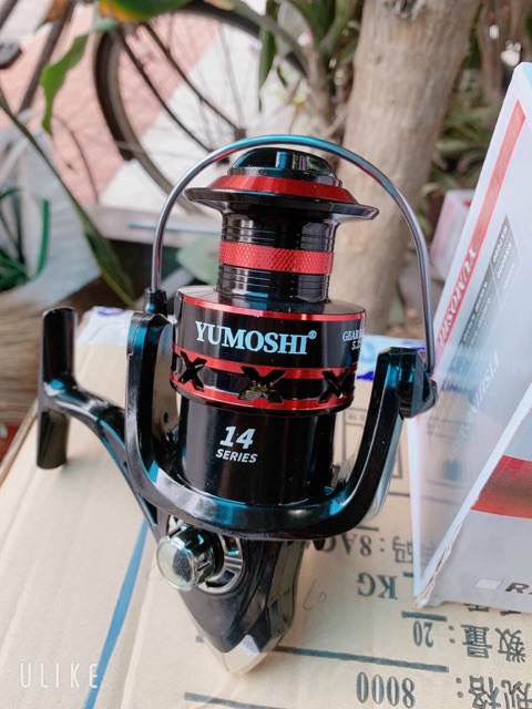 máy câu cá Yumoshi RS 7000 tay quay inox máy quay rất êm y hình giá rẻ