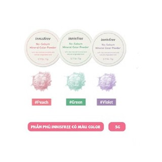 Phấn phủ kiềm dầu Innisfree No Sebum