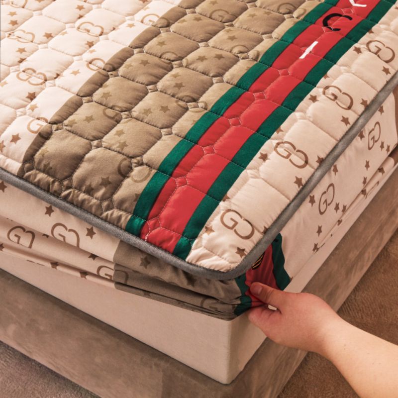 Ga gối cotton trần bông bọc đệm cao đến 28cm, thảm cotton bọc đệm phiên bản mới năm 2022 hàng đẹp