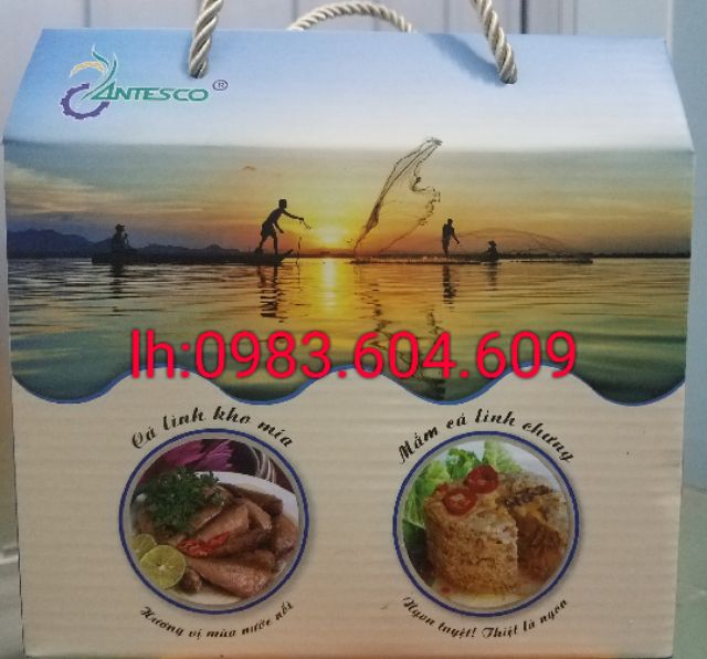 Combo 06 hộp cá linh kho mía (đặc sản An Giang)