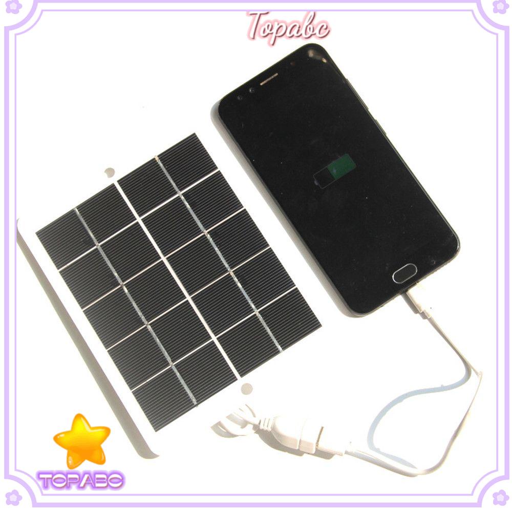Tấm Sạc Pin Năng Lượng Mặt Trời Cổng USB Mang Đi Leo Núi / Cắm Trại
