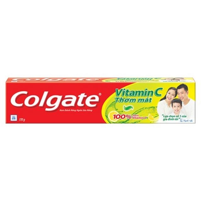 Kem đánh răng Colgate Vitamin C thơm mát 170g