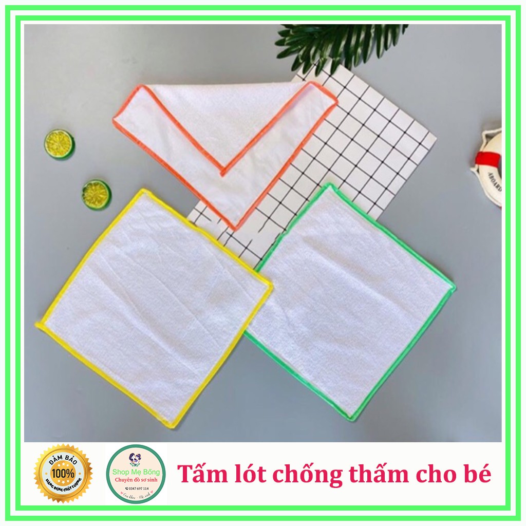 Tấm lót chống thấm bền đẹp cho bé trai gái sơ sinh KT 30x30cm – PK04