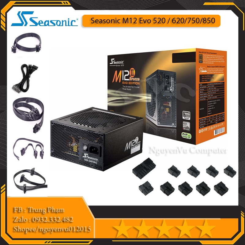 Dây cáp điện Modullar cho nguồn SEASONIC