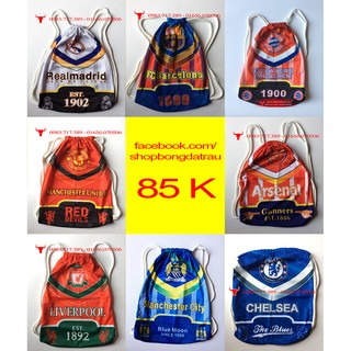 Túi rút vải các câu lạc bộ bóng đá Manchester, Arsenal, Chelsea, Real, Barca