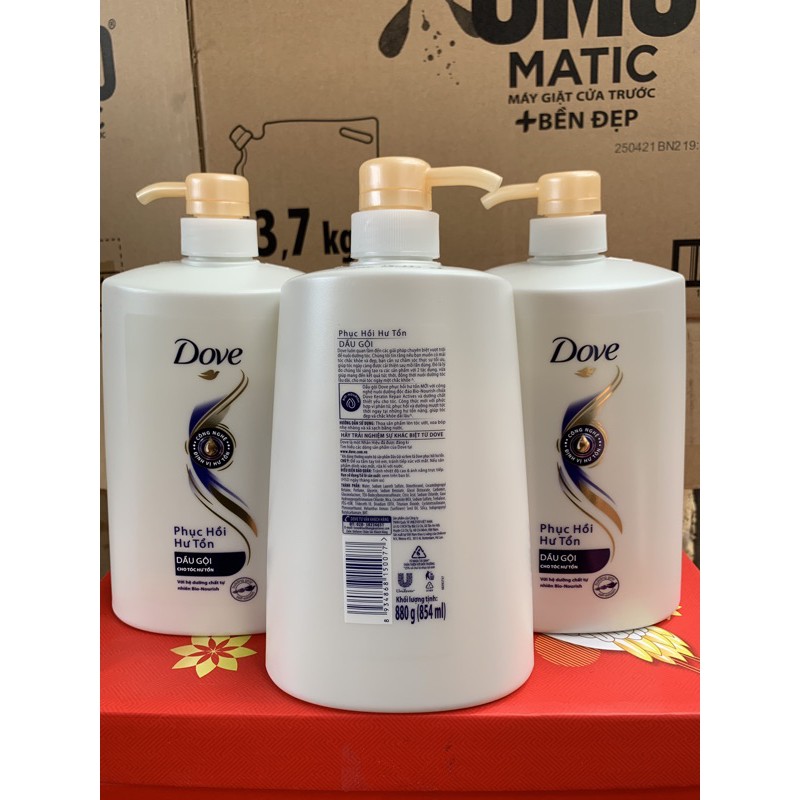 Dầu gội Dove phục hồi hư tổn 880g