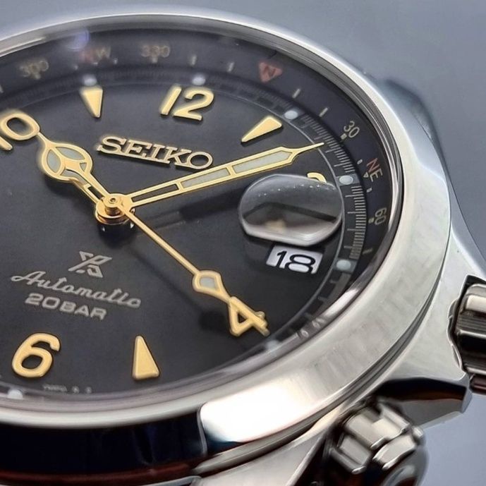 Đồng hồ nam chính hãng Seiko Prospex Alpinist SPB209J1 - máy cơ tự động - Kính Sapphire - dây da