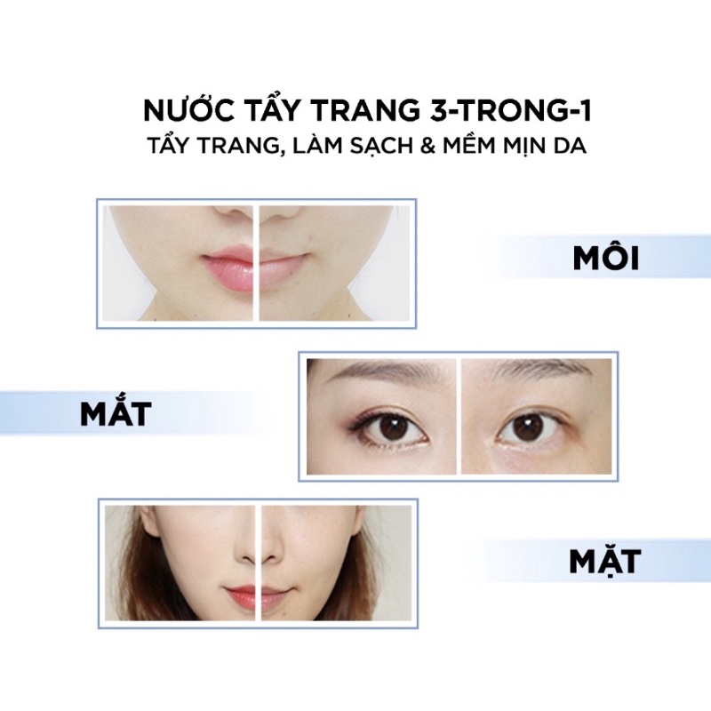 Nước Tẩy Trang L'Oréal Paris tươi mát da 400ml hút sạch bụi mịn dịu nhẹ