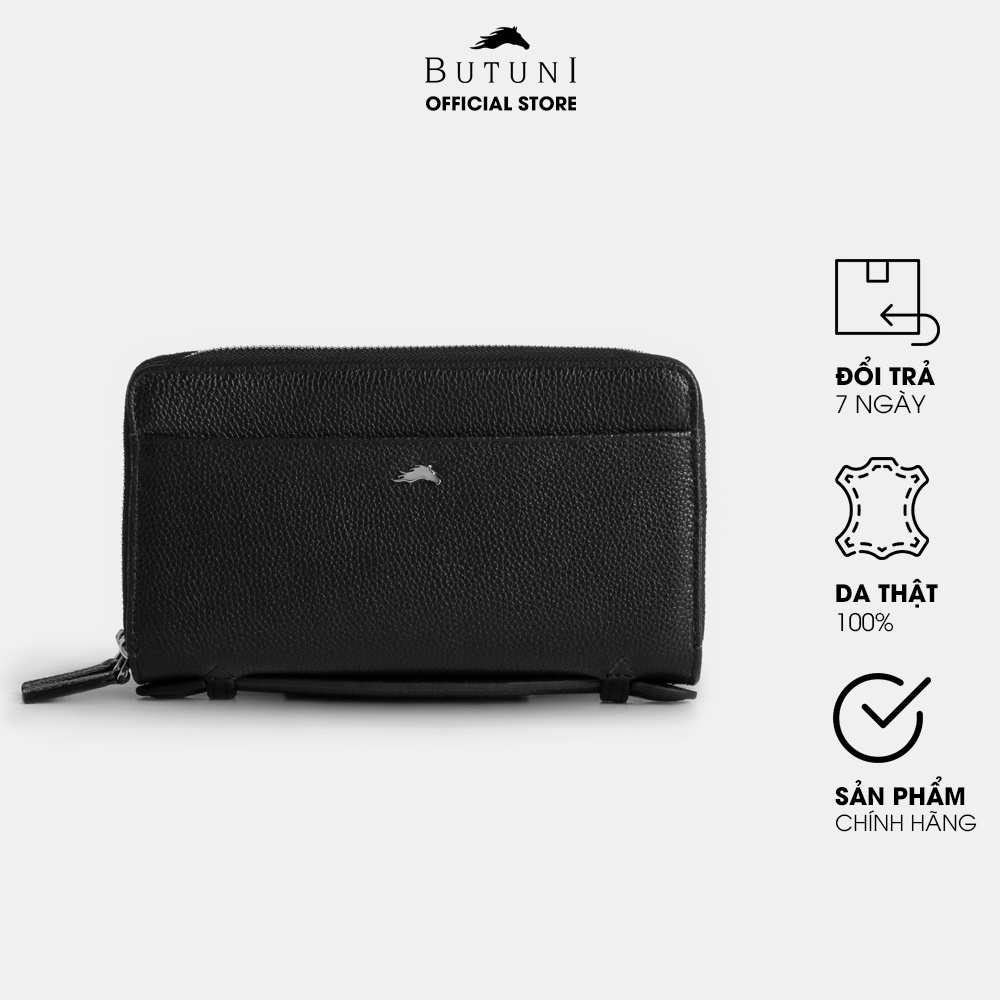 Clutch da thật Butuni Courteous Clutch - Đen