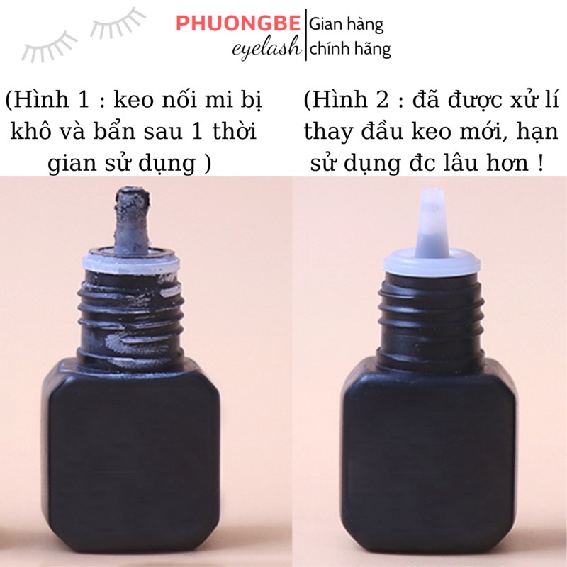 Nút Đầu Keo Nối Mi Thay Thế