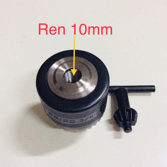 Đầu kẹp mũi khoan 10mm ren vặn 10mm