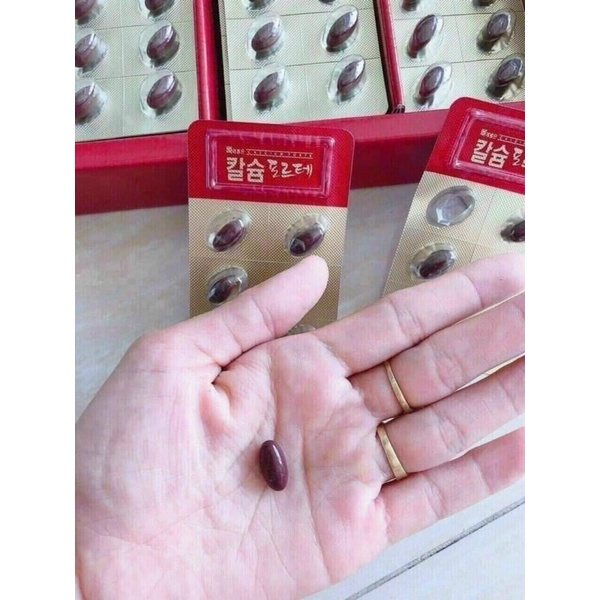 Viên Canxi Hanmi Hàn Quốc, Hộp đỏ 120 viên