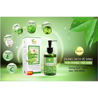 Dung dịch vệ sinh trầu không trà xanh GREENBON