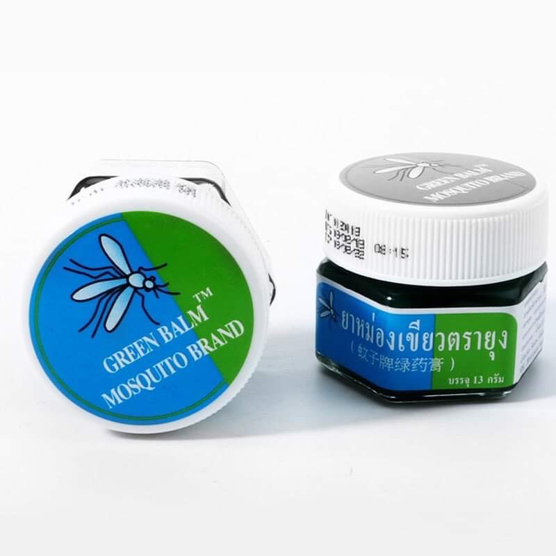 Cao Bôi Muỗi GREEN BALM MOSQUITO BRAND THÁI LAN - Dầu Bôi Vết Muỗi Đốt,Côn Trùng Cắn - Chống Muỗi Chống Côn Trùng