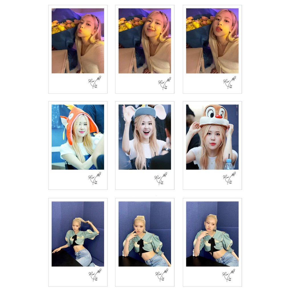 Lomo Card 36 Ảnh BLACKPINK - ROSÉ INSTAGRAM