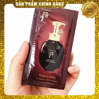 Dầu gội đầu đông y Whoo Spa Essence Shampoo mềm mượt, giảm gãy rụng và gàu ngứa 8ml*10 gói