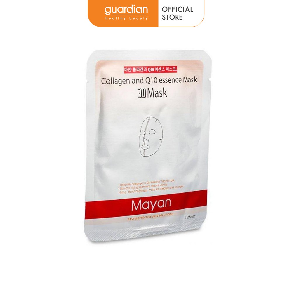 Mặt nạ 3D Mayan Collagen Q10 ngăn chặn lão hóa 25ml