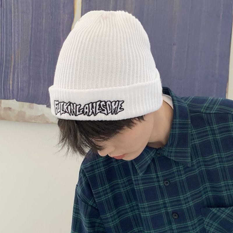 Mũ Len Dệt Kim Giữ Ấm Phong Cách Harajuku Hàn Quốc Thời Trang Thu Đông Dành Cho Cặp Đôi Nam Và Nữ