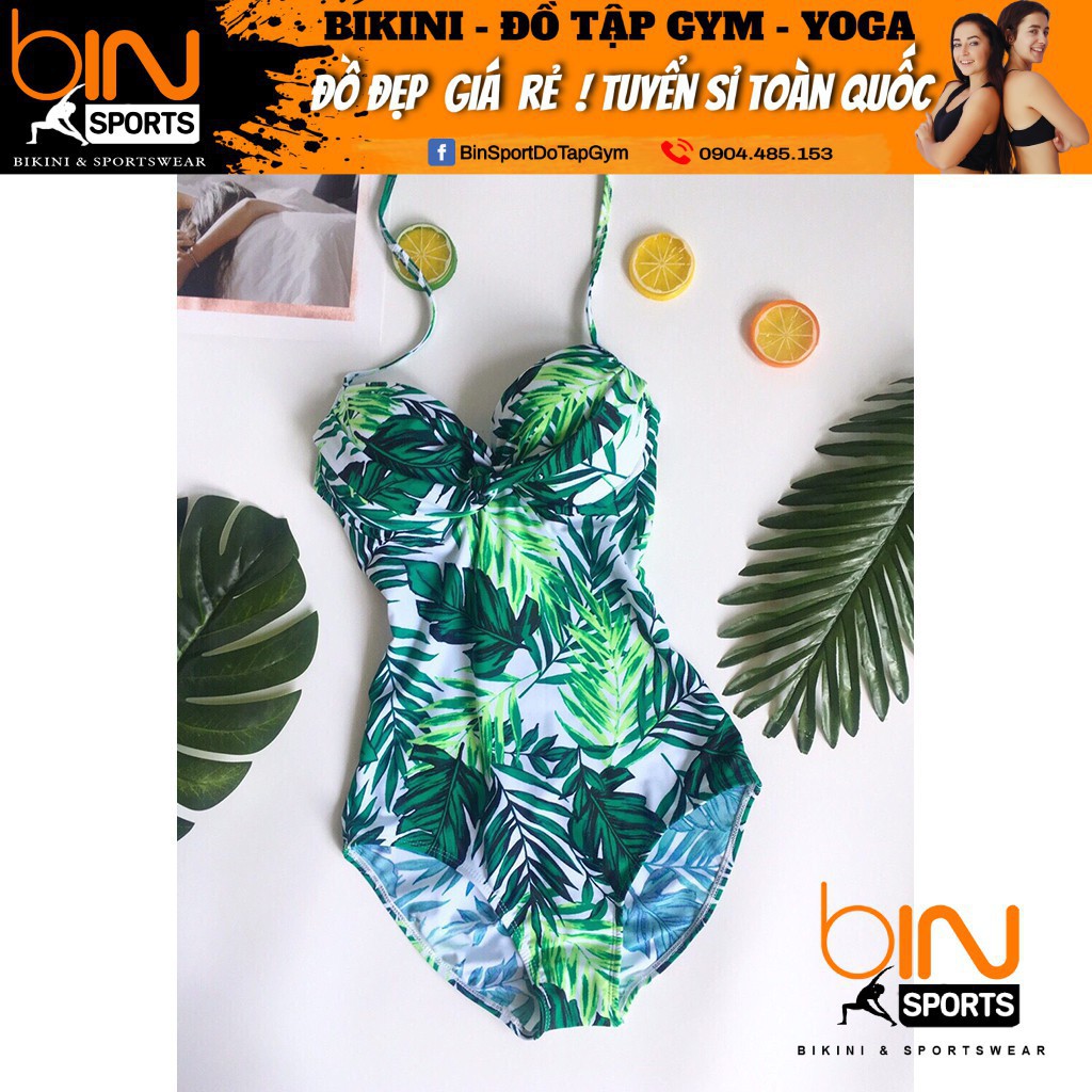 Bikini Bộ Đồ Bơi Hai Mảnh Hoa Lá Freesize BHV021 | BigBuy360 - bigbuy360.vn