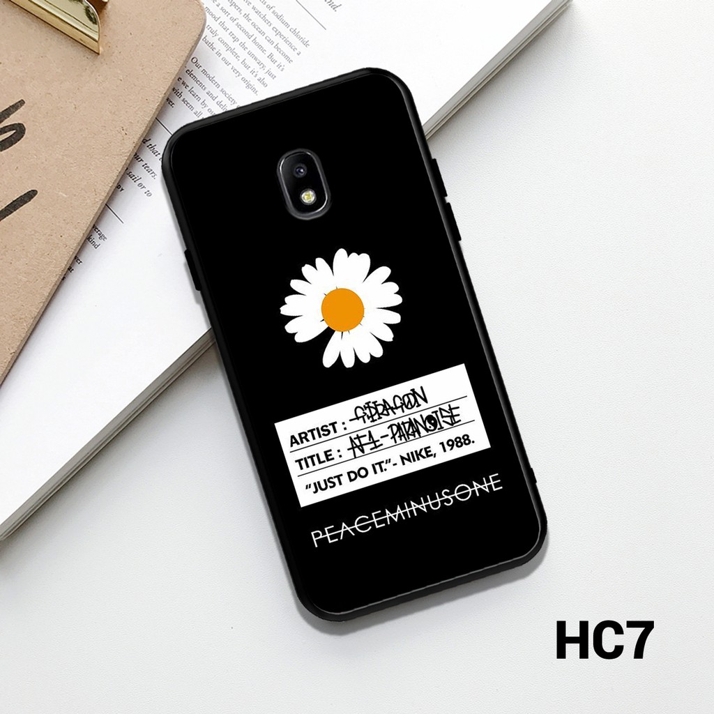 Ốp Samsung J7 plus/J7 Pro Just do it Hoa cúc Peaceminusone siêu mới, siêu đẹp