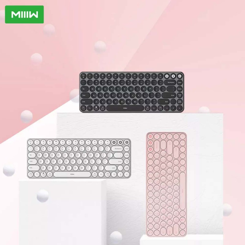 Bàn phím chế độ kép không dây Bluetooth XIAOMI MIIIW 85 phím - Tương thích đa hệ thống - tốc độ 2.4GHz