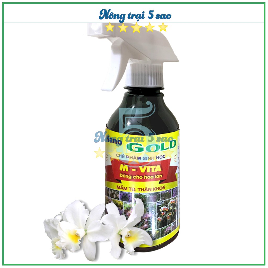 Chế phẩm M-Vita Siêu kích mầm to, thân khỏe dạng chai xịt, Chế phẩm sinh học Nano - Nông trại 5 sao