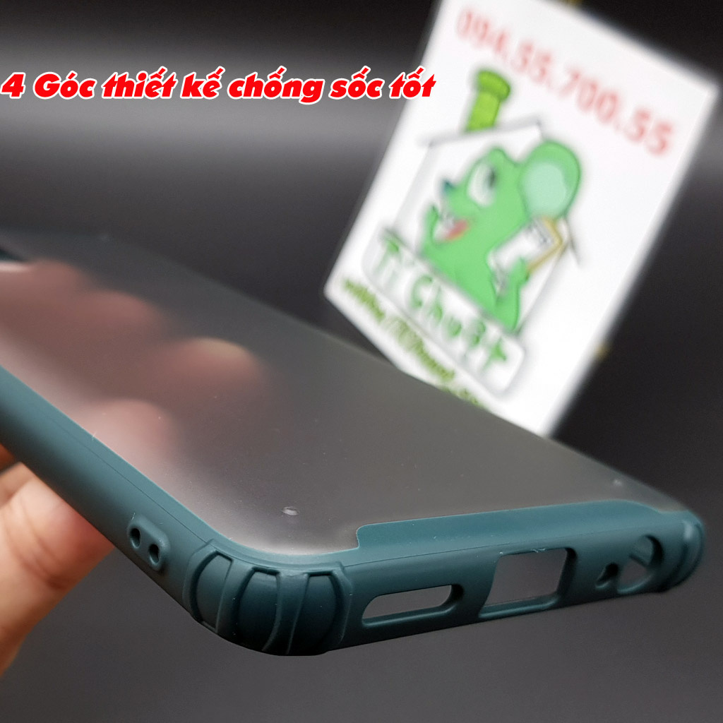 [Ảnh Thật] Ốp Lưng Xiaomi Redmi Note 10 4G/ Note 10s Cứng Nhám Viền Dẻo Màu Chống Sốc