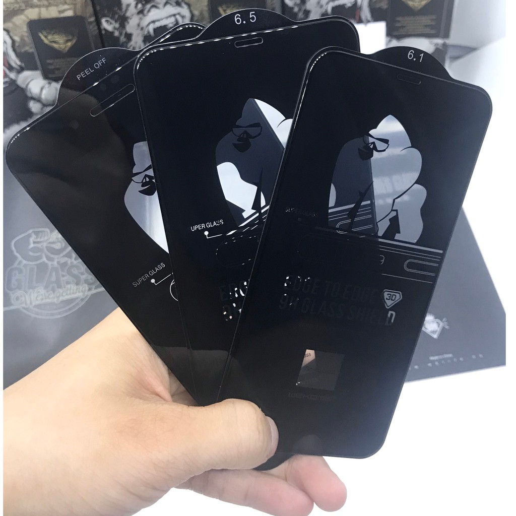 Kính cường lực iphone King Kong Full màn cho 6/6s/6p/6sp/7/7p/8/8p/x/xs/xsmax/xr/11/11pro/11promax/12/12promax/13