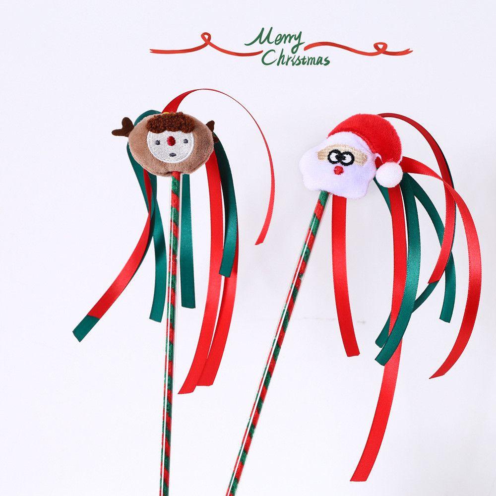 KUNHEV Set 2 Gậy Trêu Mèo Đồ Chơi Vui Nhộn