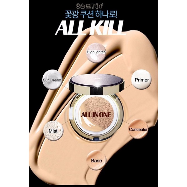 Phấn Nước Dưỡng Ẩm Lime V Collagen Ample Cushion SPF 50+ PA +++ 20g | BigBuy360 - bigbuy360.vn