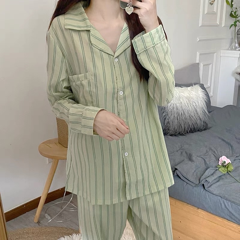 Đồ bộ ngủ sọc xanh Pyjama POXI Sleepwear | BigBuy360 - bigbuy360.vn