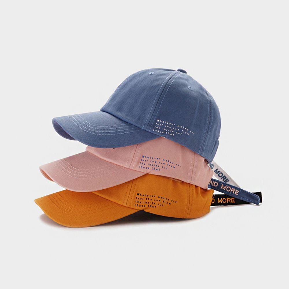 Mũ Lưỡi Trai Chất Liệu Cotton Thiết Kế Đơn Giản Phong Cách Hàn Quốc Thời Trang Unisex