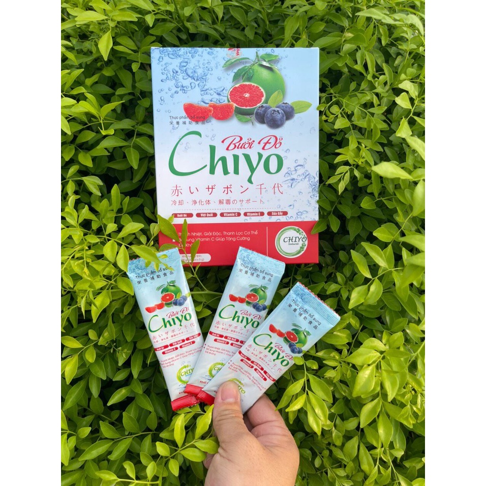 Nước ép bưởi đỏ Chiyo giảm cân, thanh lọc cơ thể, giải độc gan, giảm mỡ bụng