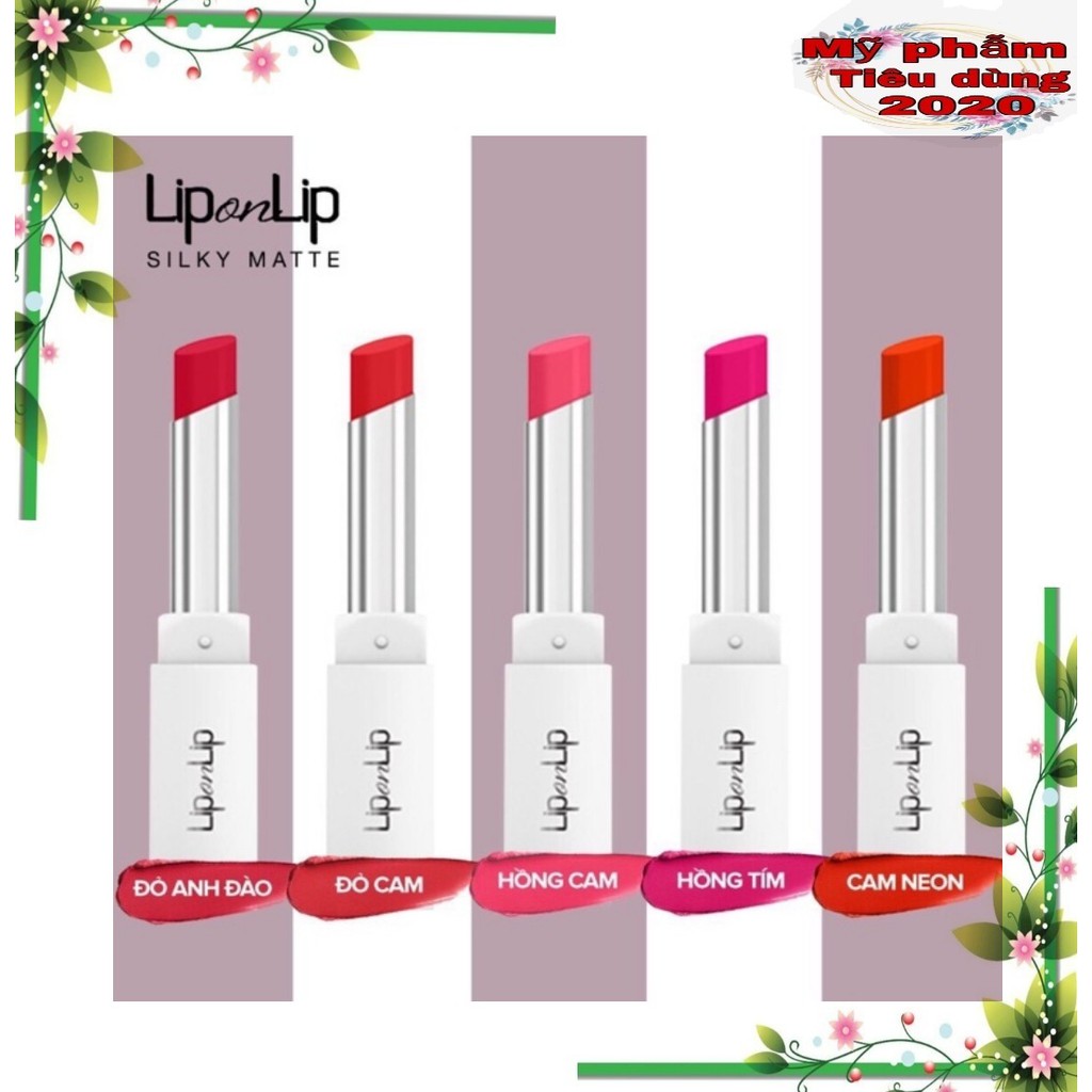 Son lì siêu mịn dưỡng tối ưu Lip On Lip Silky Matte 2,2g