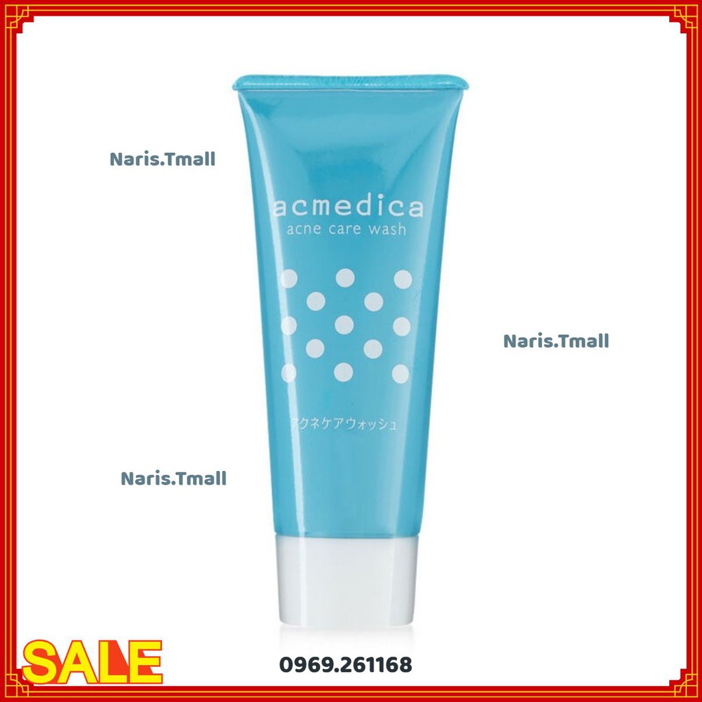 Sữa Rửa Mặt Ngăn Ngừa Mụn Naris Acmedica Acne Care Wash 100g Nhật Bản