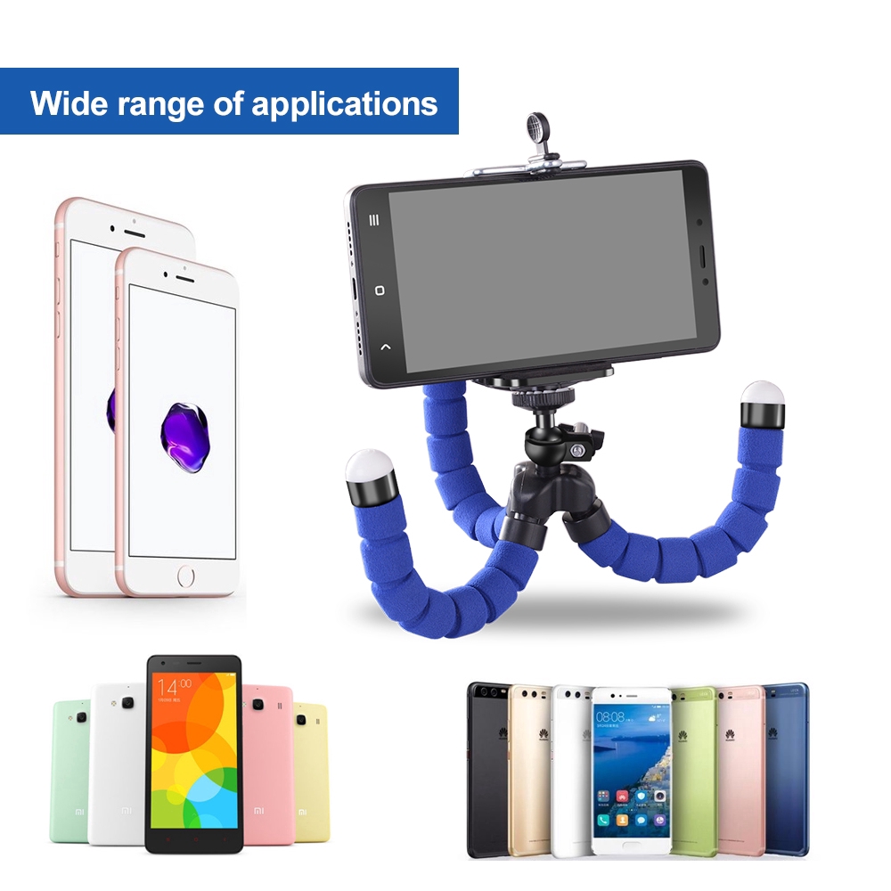 Phone holder Tripods tripod for phone Mobile camera holder Flexible Octopus Bracket For iPhone Xiaomi Samsung Clip Holder