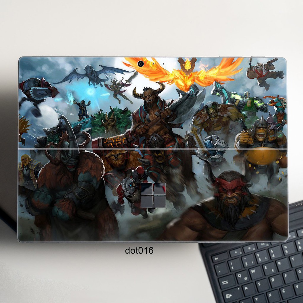 Skin dán hình Dota 2 x03 cho Surface Go, Pro 2, Pro 3, Pro 4, Pro 5, Pro 6, Pro 7, Pro X