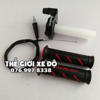 Cùm tăng tốc domino dành cho các dòng xe Yamaha kèm dây ga, bao tay domino