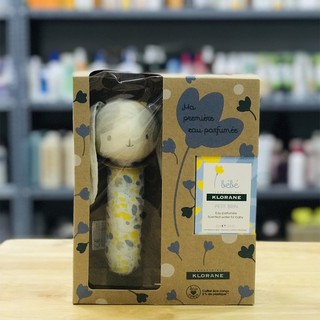 Set nước hoa Klorane Bebe mẫu mới nhất tặng kèm chú thỏ nhồi bông đáng yêu