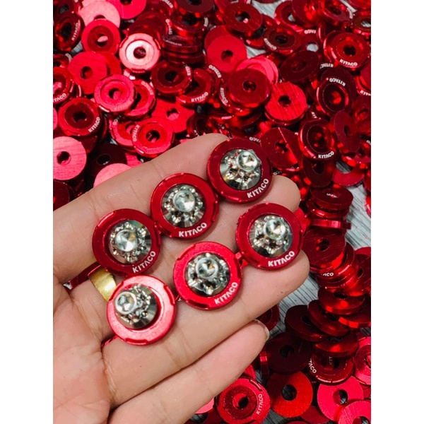 Lông đền Đỏ Kitaco Loại 6li, 8li Trang Trí Xe Máy