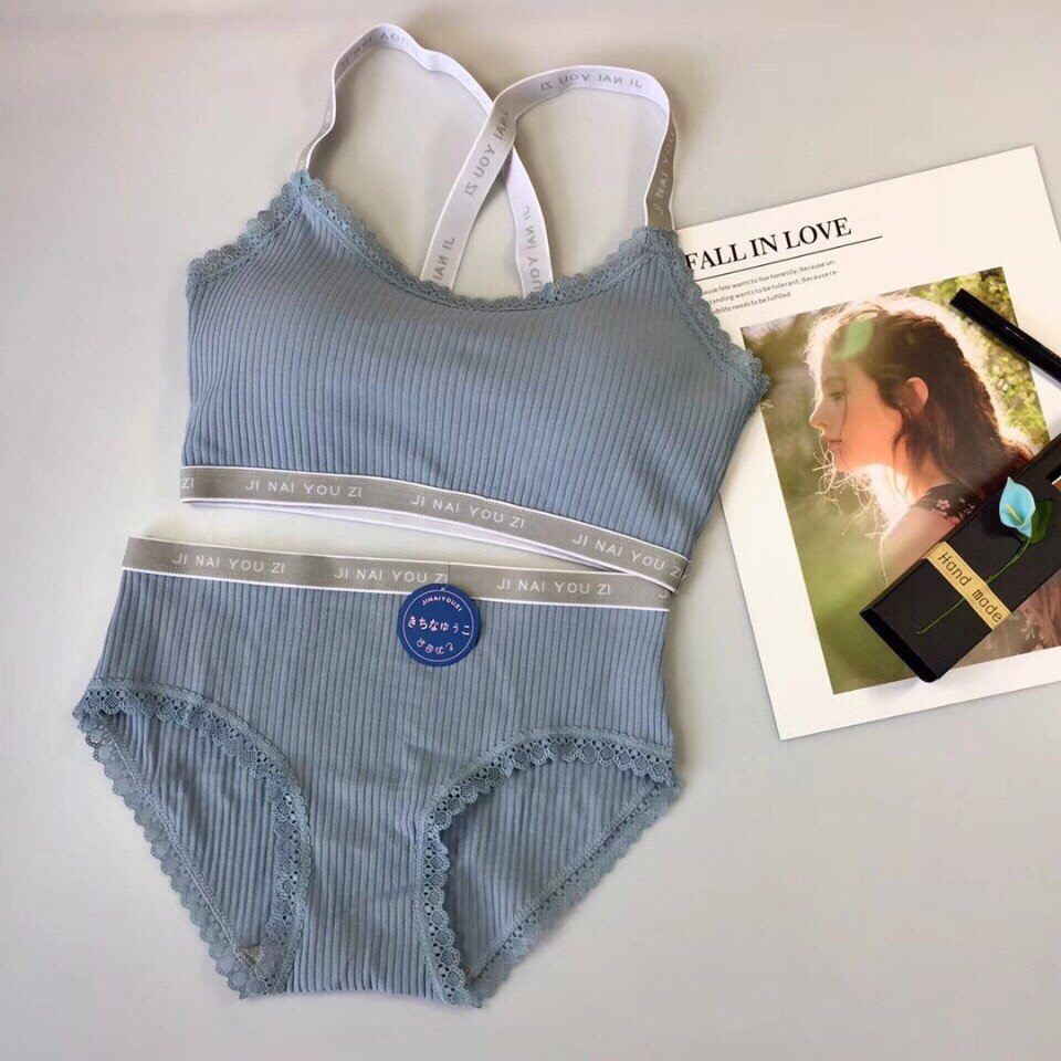 Siêu phẩm bộ Bra bộ thun gân tăm chất đẹp | BigBuy360 - bigbuy360.vn